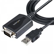 Startechcom cable de 91cm usb a serie con retención de puerto com conversor db9 rs232 macho a usb adaptador usb a serie para plc