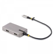 Startech.com adaptador multipuertos usb-c - docking station usb tipo c hdmi 4k60 - hub ladrón usb 3.0 de 3 puertos - entrega de 