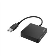 Usb hub, 4 puertos, 480 mbps, cuadrado