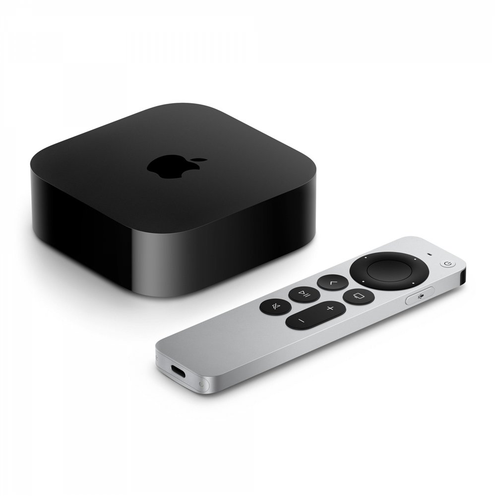 apple tv 4k negro, plata 4k ultra hd 128 gb wifi ethernet