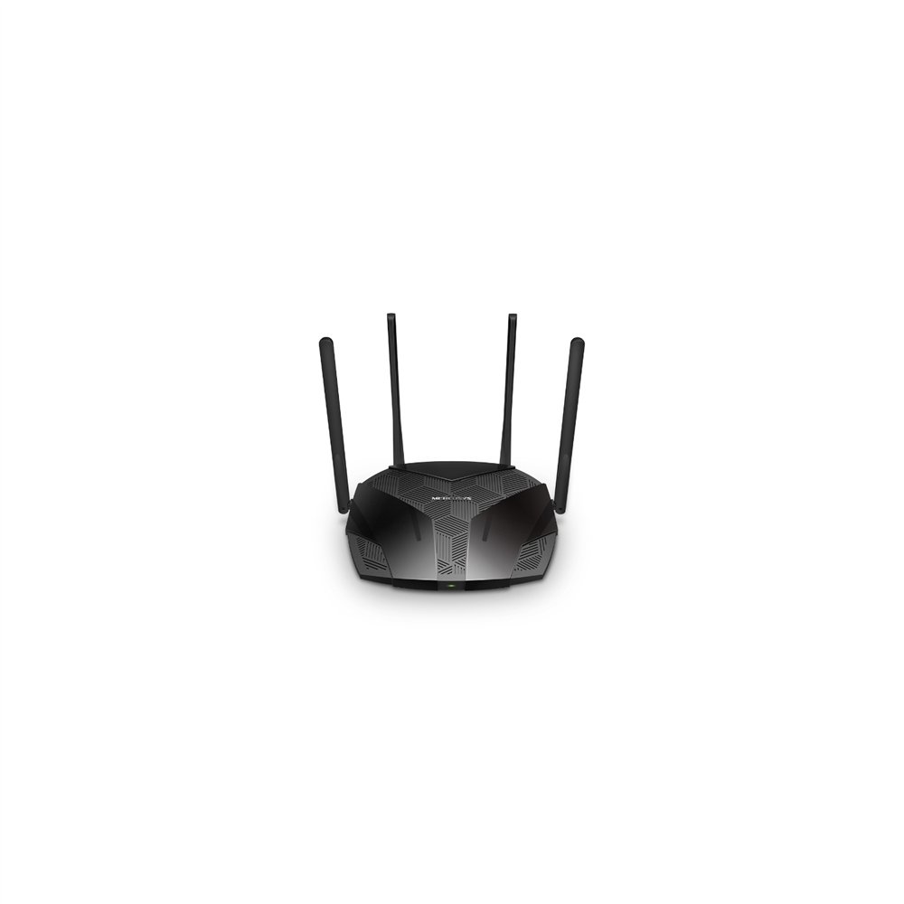 mercusys mr80x router inalámbrico gigabit ethernet doble banda (2,4 ghz / 5 ghz) negro