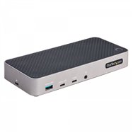 Startechcom docking station usb-c para 3 monitores - dock usb c triple hdmi/dp de 4k - 5x hub usb - gbe - pd 100w - replicador d