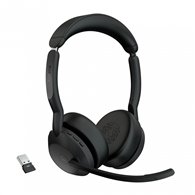 Jabra evolve2 55 auriculares inalámbrico diadema oficina/centro de llamadas bluetooth base de carga negro