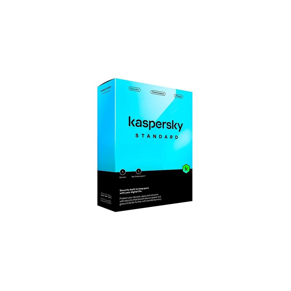 Antivirus kaspersky standard/ 1 dispositivo/ 1 año