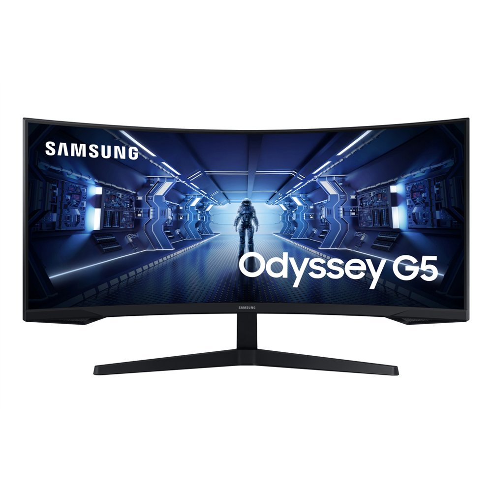 Samsung odyssey c34g55twwp 86,4 cm (34") 3440 x 1440 pixeles ultrawide dual quad hd led negro