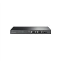 tp-link tl-sg2218p switch l2/l2+ gigabit ethernet (10/100/1000) energí­a sobre ethernet (poe) 1u negro