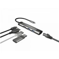 Natec fowler go usb 3.2 gen 1 (3.1 gen 1) type-c 5000 mbit/s acero inoxidable