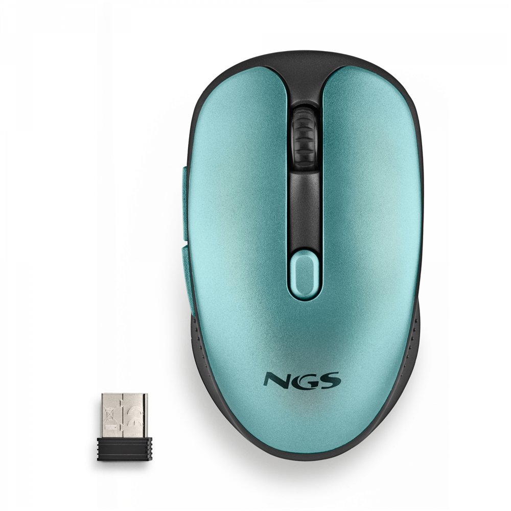 Ngs evo rust ratón mano derecha rf inalámbrico í?ptico 1600 dpi