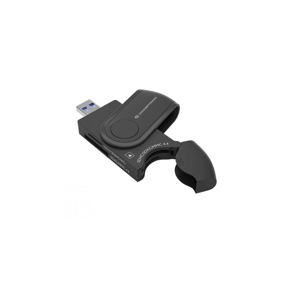 Conceptronic streamvault bian04b lector de tarjeta usb 3.2 gen 1 (3.1 gen 1) type-a negro
