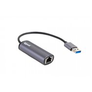 iggual adaptador usb-a a rj45 gigabit silver