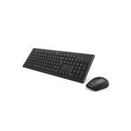 Hama teclado y ratã³n inalã¡mbrico, alcance del bluetooth de hasta 8 metros,  cortino espaãâol, color negro