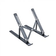 Tooq soporte elevador para portã¡tiles, tablets, mã³viles y libros, gris oscuro