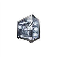 Mars gaming mcv4 negro torre gaming custom xxl e-atx ventana cristal templado lateral y frontal sin marco estructura modular dob