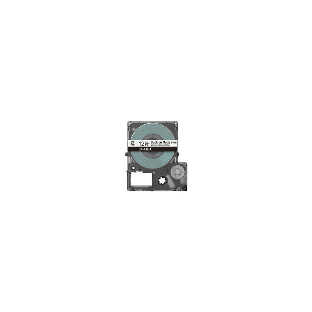 Epson c53s672065 etiqueta de impresora negro transparente