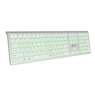 Subblim teclado bluetooth/2.4g master iluminado ext p/b