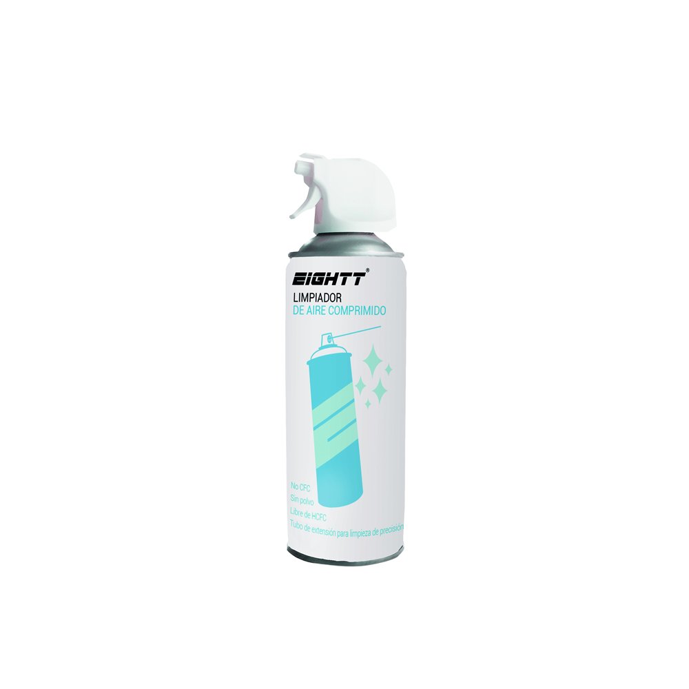 eightt spray de limpieza de aire comprimido 400ml