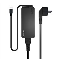 Aisens cargador 65w pd3.0 1xusb-c 1.8m, negro