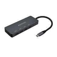 Aisens hub usb3.2 gen1 5g usb-c, usb-c/m-4xusb-c/h, gris, 15cm
