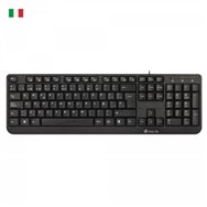 ngs funkyv3, qwerty, it teclado usb italiano negro