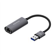 Aisens conversor usb 3.0 a ethernet gigabit 10/100/1000 mbps, gris, 15cm