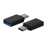 aisens mini adaptador aluminio usb 3.2 gen1 3a, tipo usb-c/m-a/h, negro