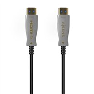 Aisens cable hdmi v2.0 aoc premium alta velocidad / hec 4k@60hz 4:4:4 18gbps, a/m-a/m, negro, 70m
