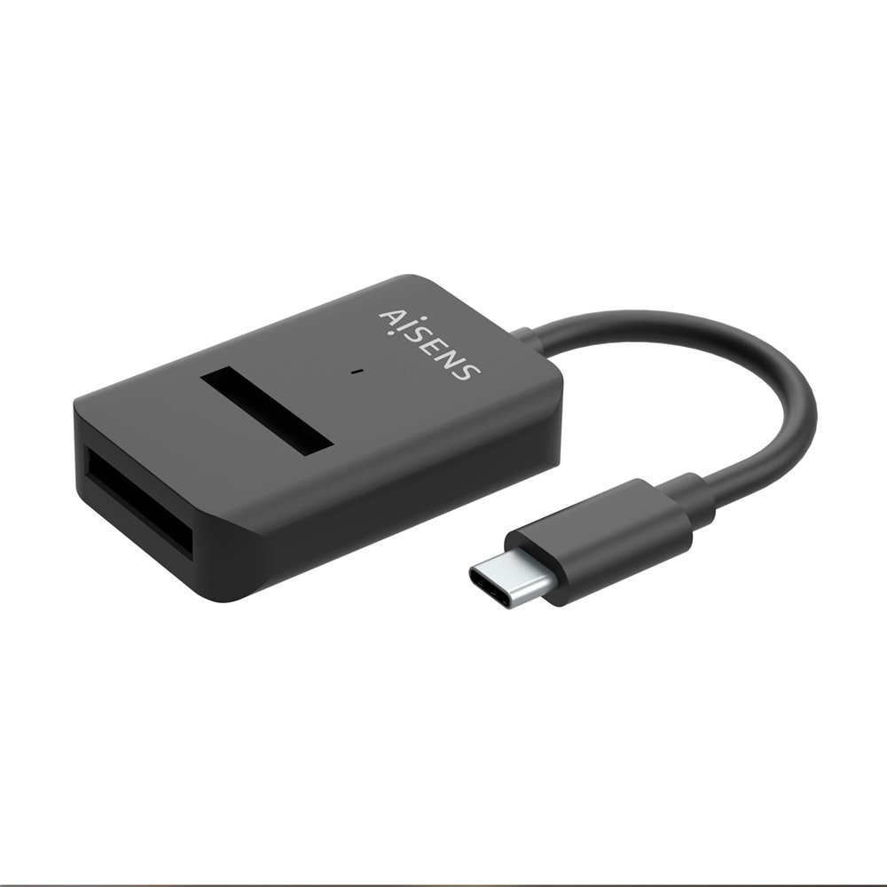Aisens usb-c dock m.2 (ngff) asuc-m2d011-bk sata/nvme a usb3.1 gen2, negra