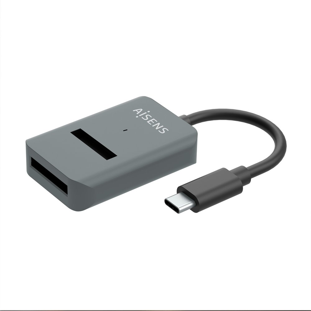 Aisens usb-c dock m.2 (ngff) asuc-m2d012-gr sata/nvme a usb3.1 gen2, gris