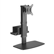 Aisens soporte de mesa eco giratorio e inclinable para monitor/tv y mini pc 8kg de 17-32, negro