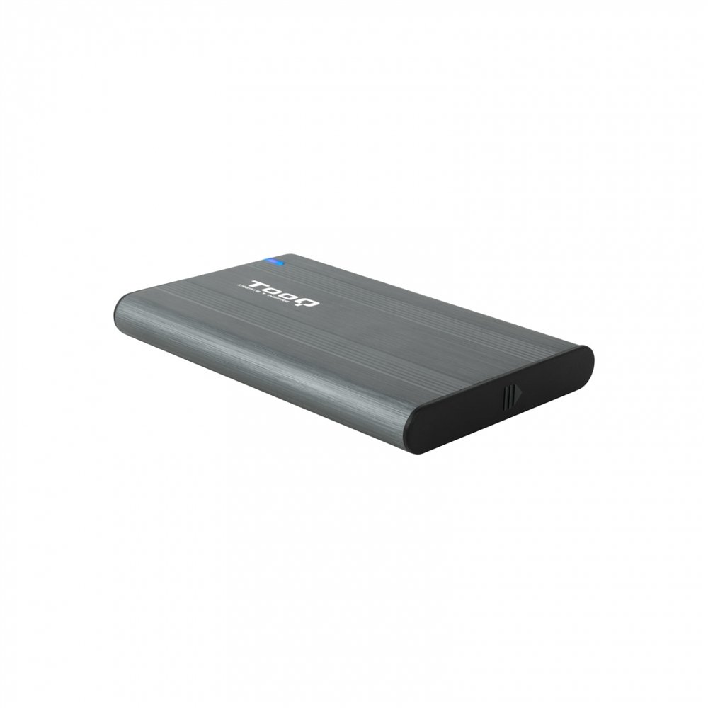 Tooq caja externa para discos de 2,5â? hdd/ssd, gris