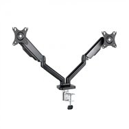 Tooq soporte de mesa para 2 pantallas 17"-32", negro