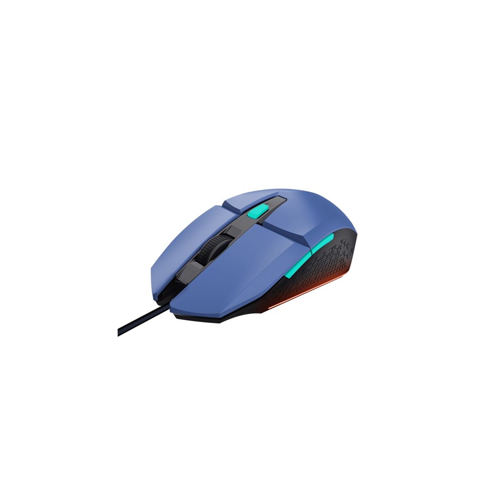 trust gxt109b felox ratón ambidextro usb tipo a 6400 dpi