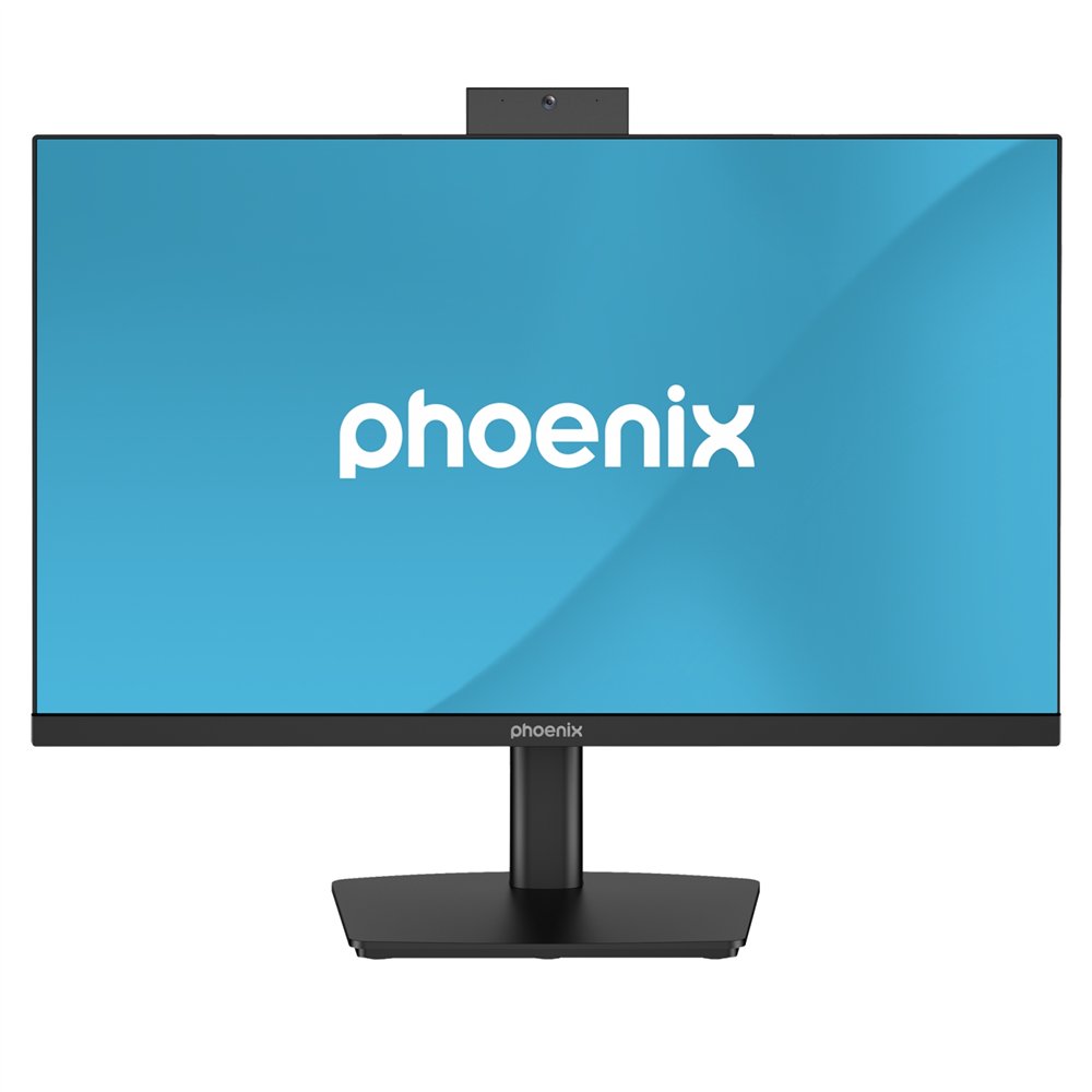 Monitor phoenix vision pro 23.8" full hd panel ips webcam integrada abatible hdmi + dp altavoces integrados