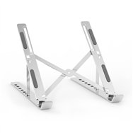 Aisens soporte de sobremesa ajustable para portatil / tablet, plata