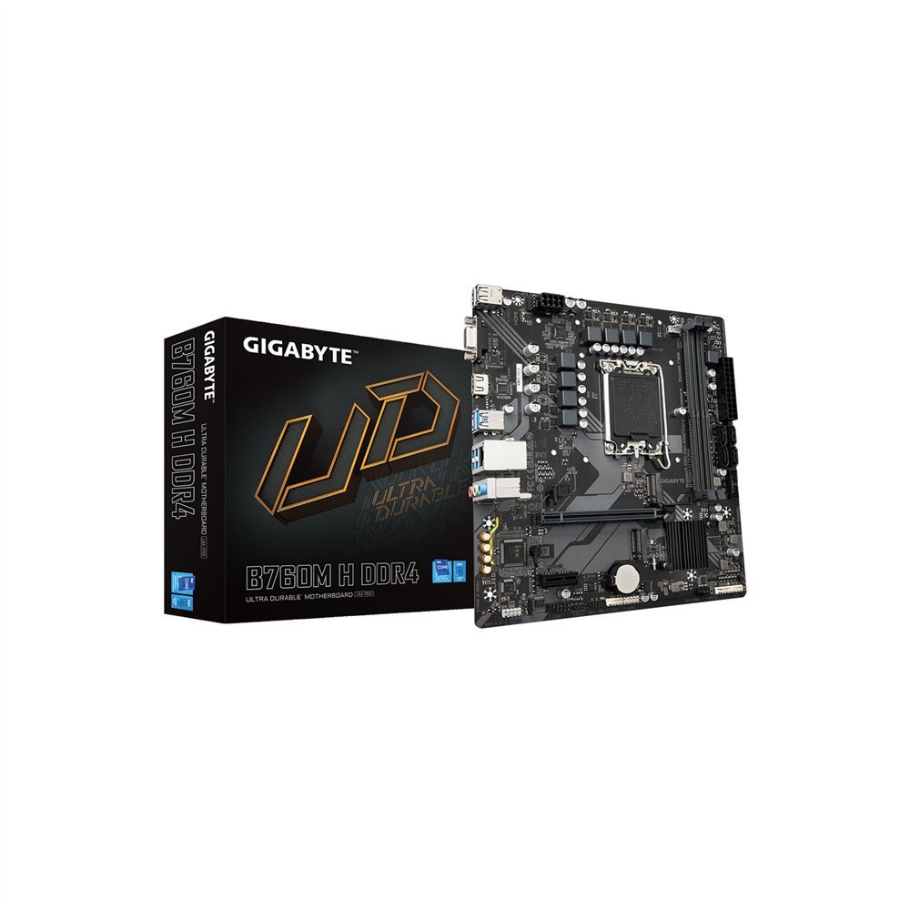 gigabyte b760m h ddr4 (rev. 1.0) intel b760 express lga 1700 micro atx