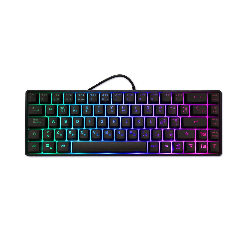 Deep Gaming mini TM065 teclado USB QWERTY Español Negro