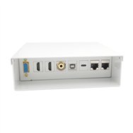 AISENS Caja de Conexiones VGAJACK3.52xHDMI1xUSB-C1xUSB-B2xRJ45 Cat.6A STP Blanco