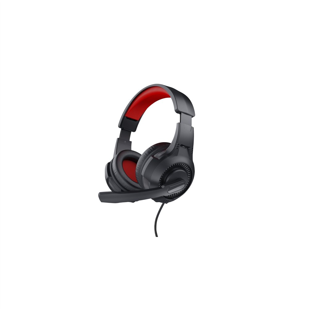 Trust 24785 auricular y casco auriculares alã¡mbrico diadema juego negro, rojo