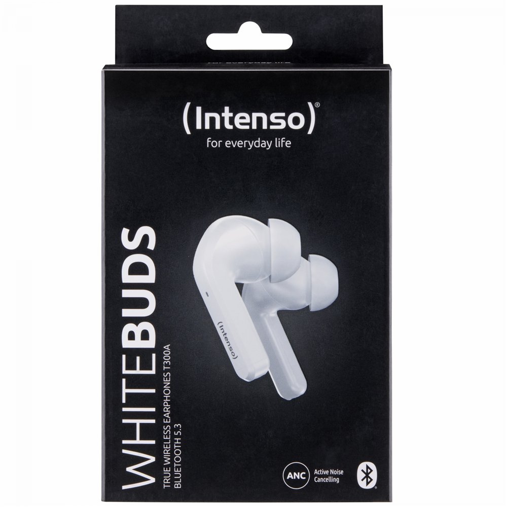 Intenso white buds t302a auriculares dentro de oãâ­do llamadas/mãºsica/deporte/uso diario blanco