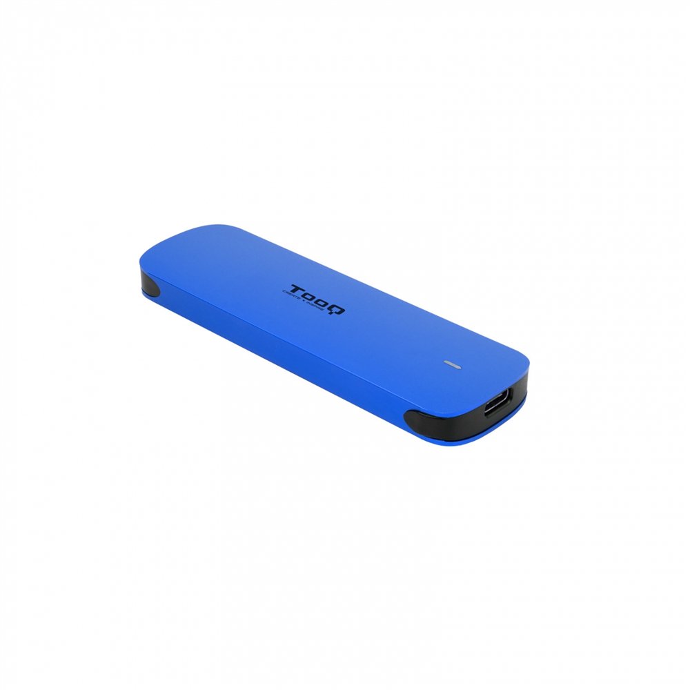 Tooq caja externa para ssd m.2 nvme, azul