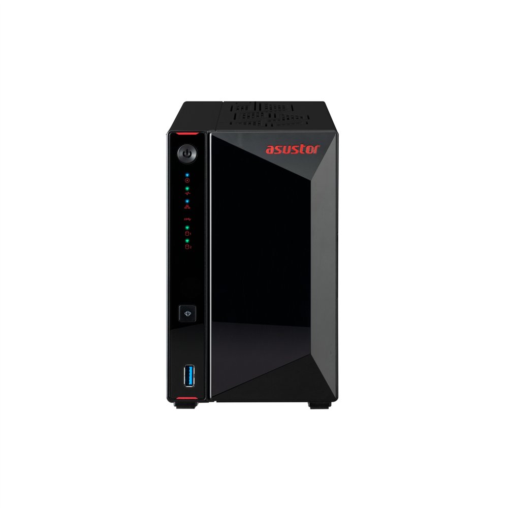 Asustor as5402t servidor de almacenamiento nas ethernet negro n5105
