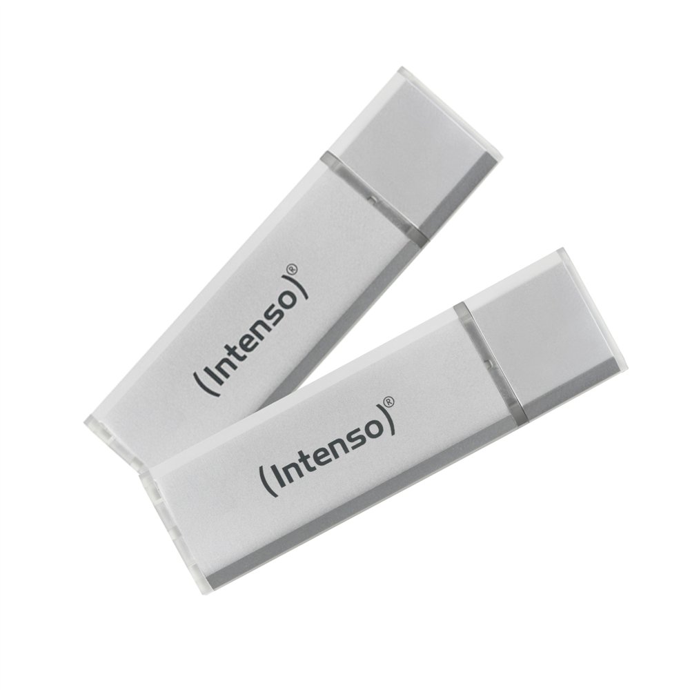 Intenso ultra line 2 x 64gb unidad flash usb usb tipo a 3.2 gen 1 (3.1 gen 1) plata