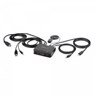 startech.com c2-h46-uac-cbl-kvm interruptor kvm negro