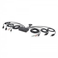 startech.com c2-dd46-ua2-cbl-kvm interruptor kvm negro