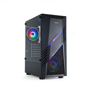 Tooq caja semitorre gaming tqgcc102-b biohazard negra