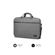 subblim maletí­n ordenador elite laptop bag 13,3-14" grey
