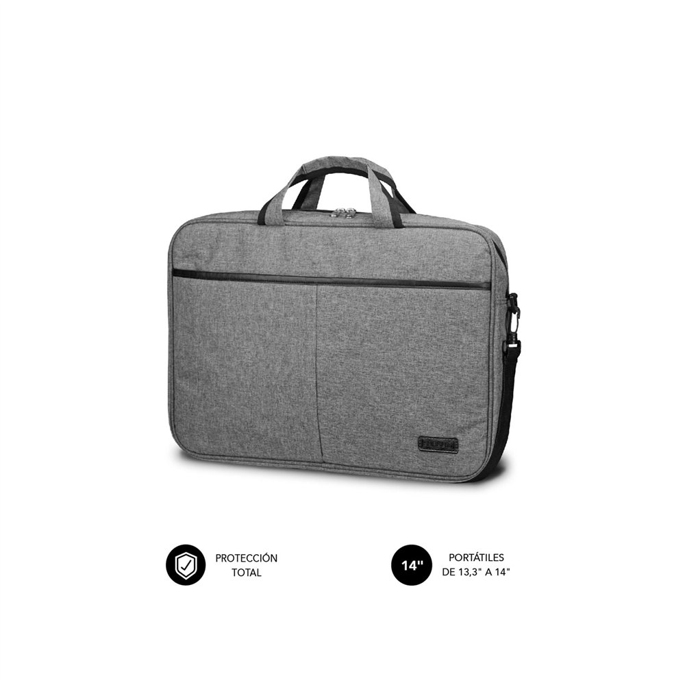 Subblim maletãâ­n ordenador elite laptop bag 13,3-14" grey