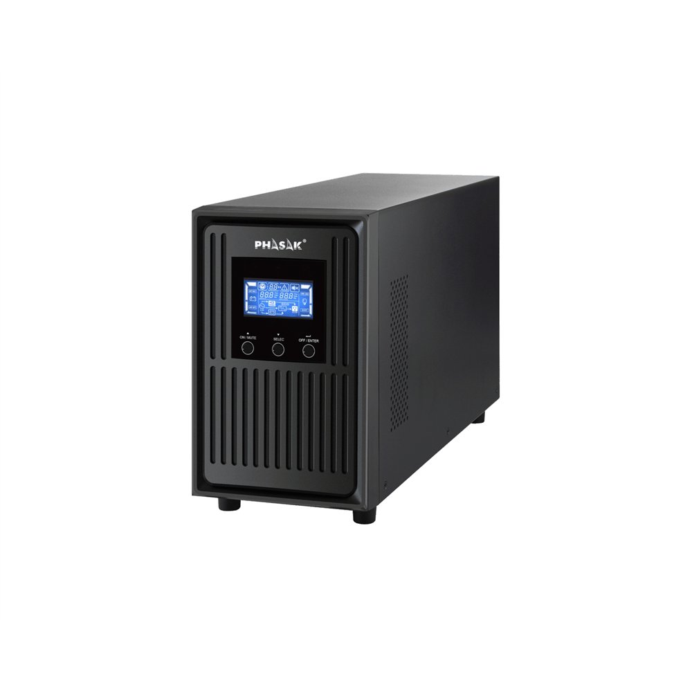 phasak conqueror pro sistema de alimentación ininterrumpida (ups) doble conversión (en lí­nea) 1 kva 900 w