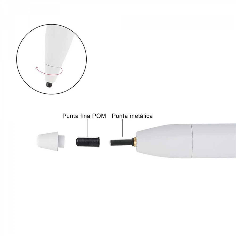 Leotec pack 5 puntas de reemplazo para stylus epen