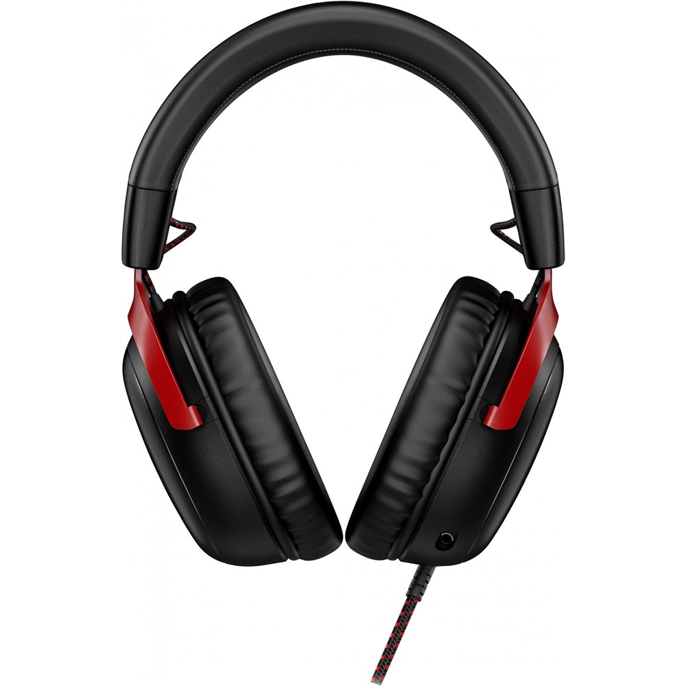 hp hyperx cloud iii - auriculares gaming (negro-rojo)